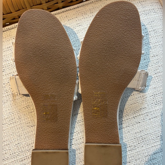 Jack Rogers Mini Lauren Slide Sandals – Size 9.5 - White – NWT - Picture 2 of 3